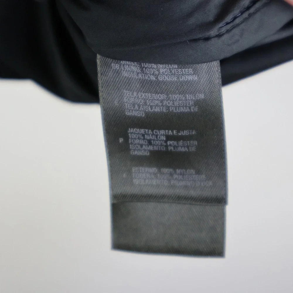 2009 The North Face Nuptse‎ 700 Puffer Jacket Medium Black Navy Blue Down